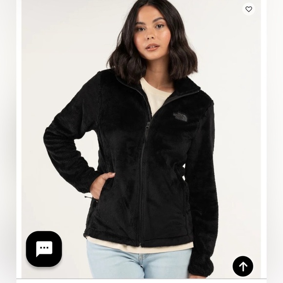 THE NORTH FACE Black Osito Womens Jacket Outdoor Hiking Winter Size L - Picture 11 of 11